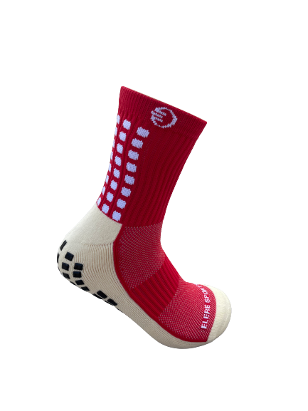 RED Anti-Slip (Mid) Crew Socks