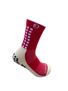 RED Anti-Slip (Mid) Crew Socks