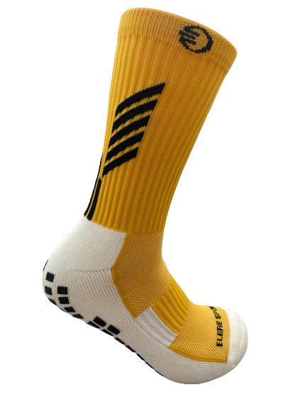 YELLOW Anti-Slip Crew Socks