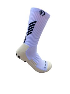 WHITE Anti-Slip Crew Socks